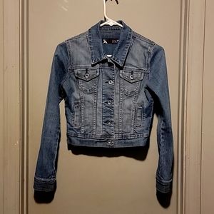 Chiqle women's mini denim jacket